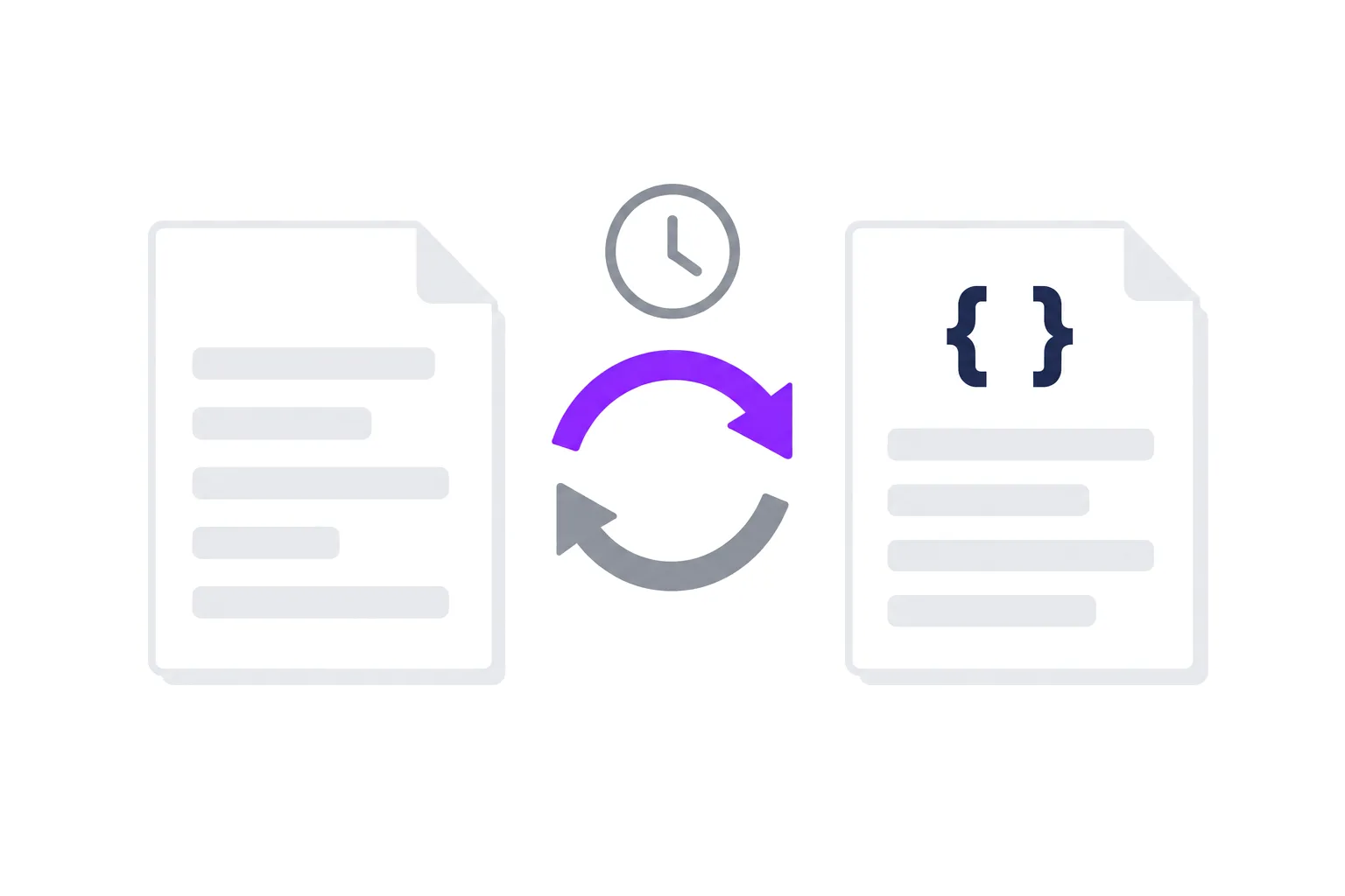 An ads.txt file and a sellers.json file linked by arrows that keep them in sync